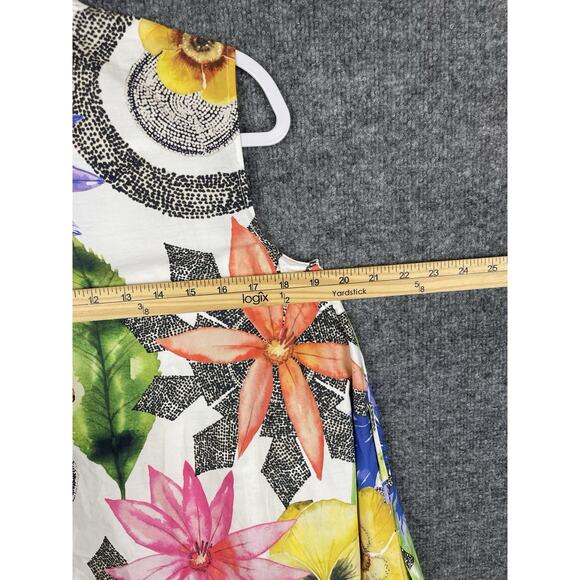 Craig Taylor Sun Dress Caroline Bright Floral Print Sleeveless Women's Small - Picture 12 of 16